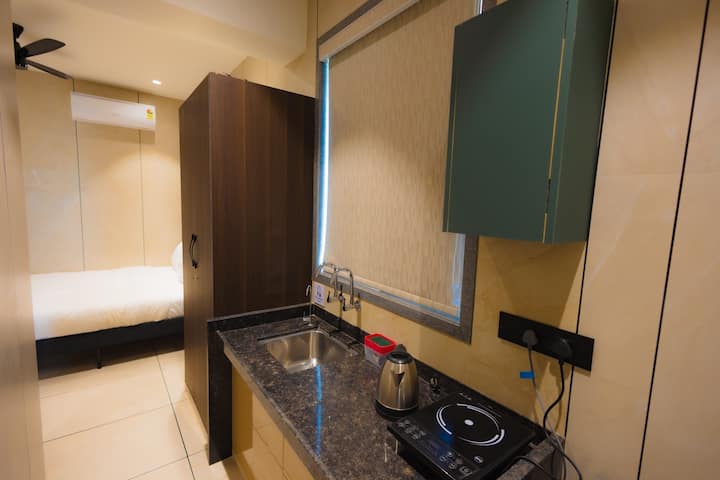 Nirrtul Pearl | Studio Apartment | Cozy & Quite - Surat