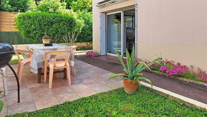 Le Justina-appartement 2 Pers-jardin - Valenza