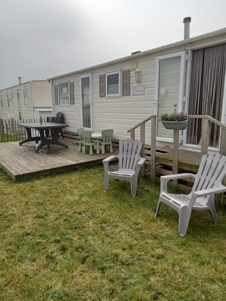 Luxe Gezinsstacaravan 2572 Met Tuin En Terras - Bredene