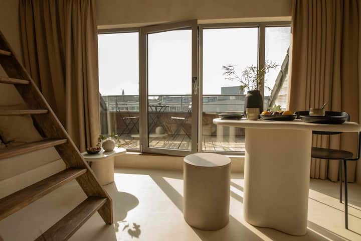 Edville Riverside - Duplex Studio With Terrace - Gante