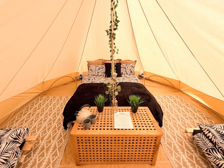 The Pines Bell Tent @ Cilbronnau Farm Campsite - Cardigan