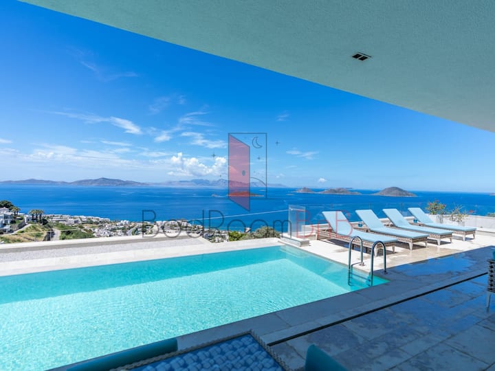 2 Infinity Pools | Private Villa,sea & Sunset View - Kos