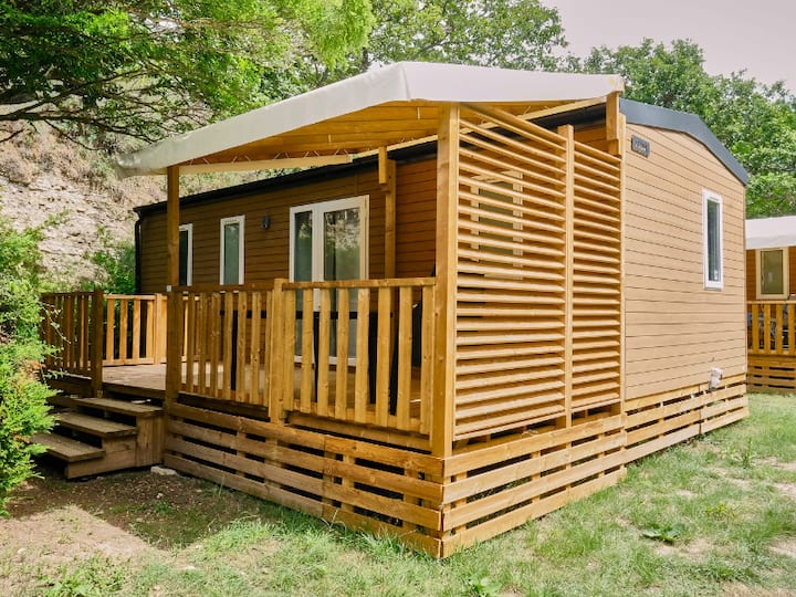 Mobile-home Premium 4 Pièces 6 Personnes Climatis - Villeneuve-de-Berg
