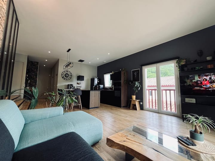 Maison Pays Basque Avec Piscine Privée - Ascain