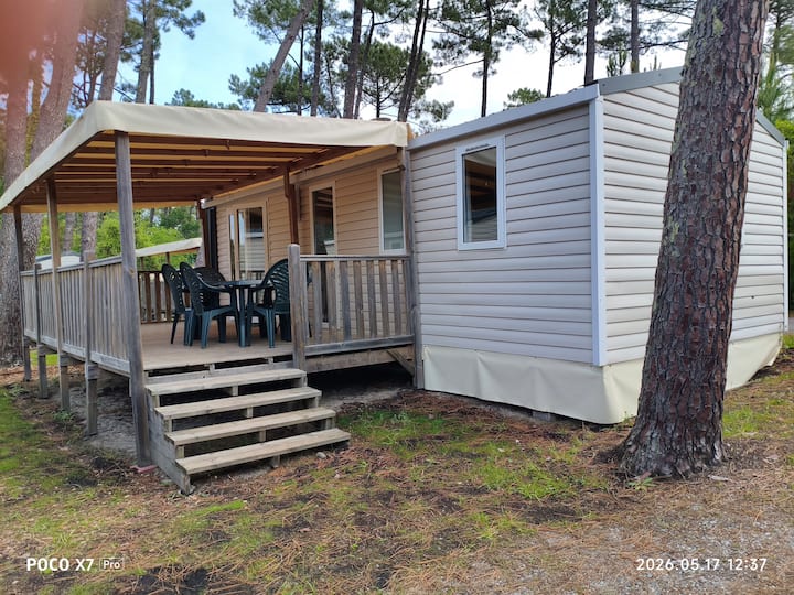 Mobil Home 3 Ch Camping Les Oyats - Seignosse