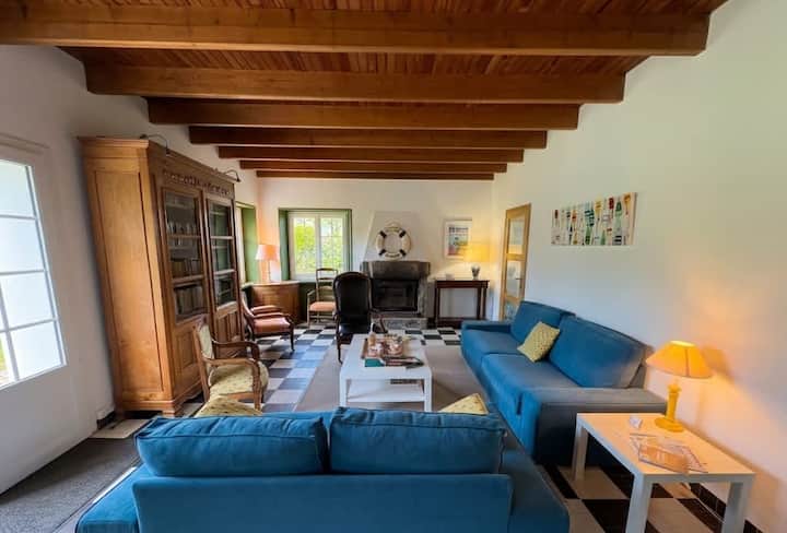 Kreis Coat : Grande Maison Familiale Proche Mer - La Maison de la Plage