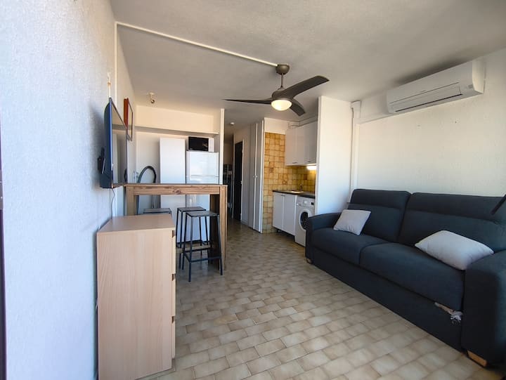 Studio Cabine Piscine Terrasse Ascenseur - Le Grau-du-Roi