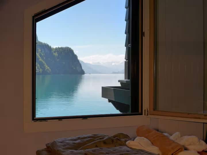 die Aussicht von deinem Bett