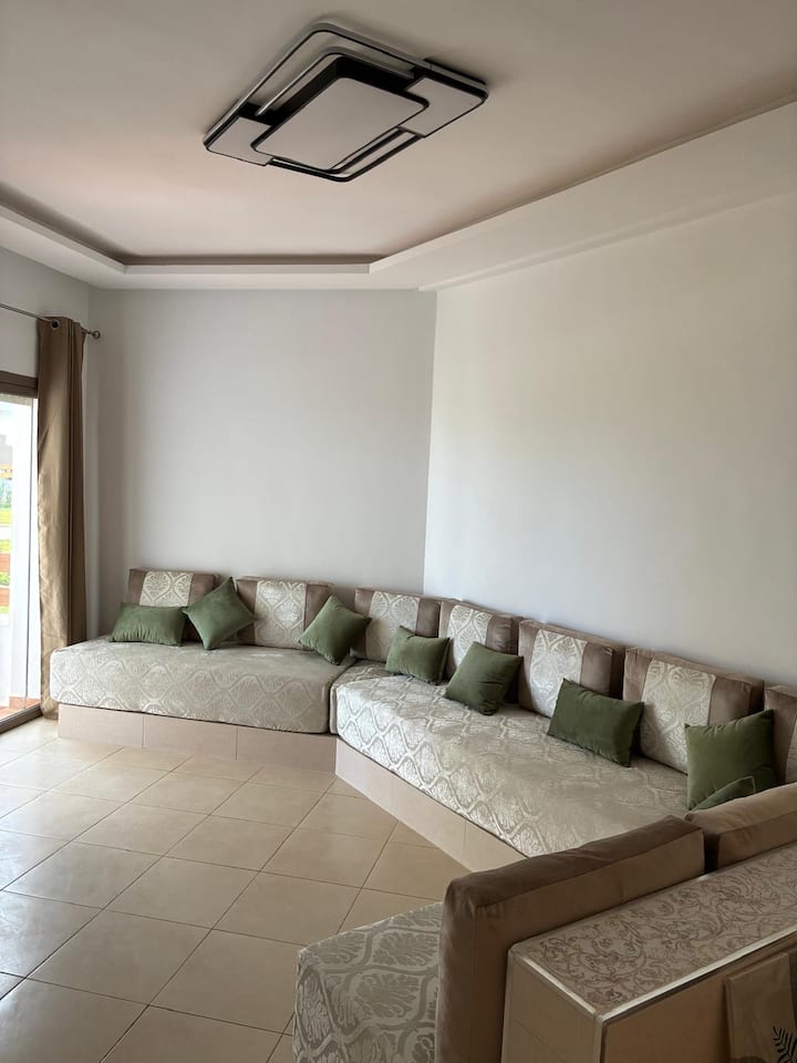 Appart Haut Standing Avec Jardin, Piscine Et Plage - Asilah