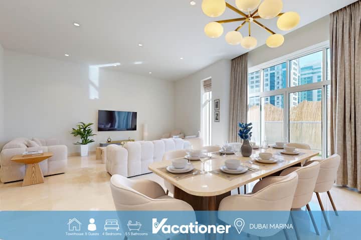 Aesthetic Four-level 4 Bedroom L Near Marina Walk - ドバイマリーナ