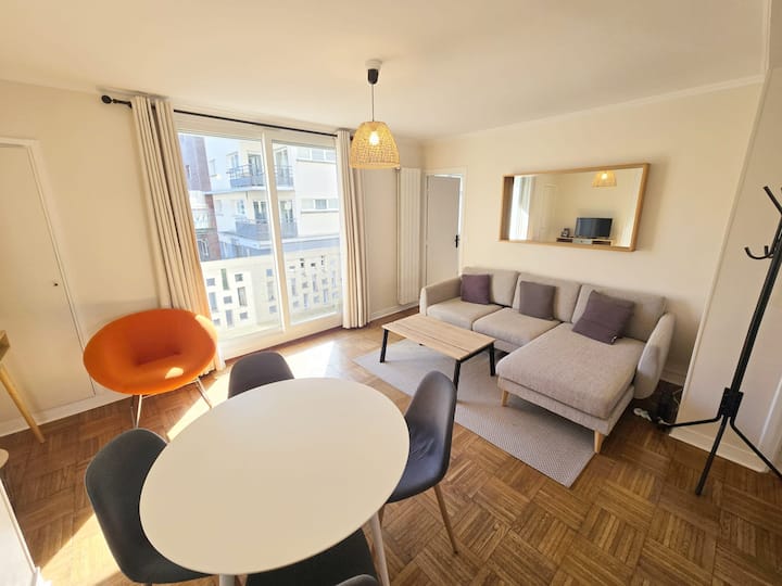 Elégant Proche Mer Avec Balcon - Le Havre