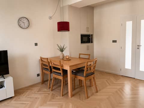 Top Airbnb: The Fifth Floor Green Apartment in Brno