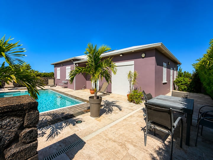 Villa Avec Piscine Chauffée & Vue Sur Les Chevaux - Réunion