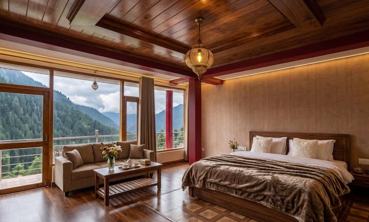 Eight Deluxe Room Near Mallroad With Mountain View - Manali