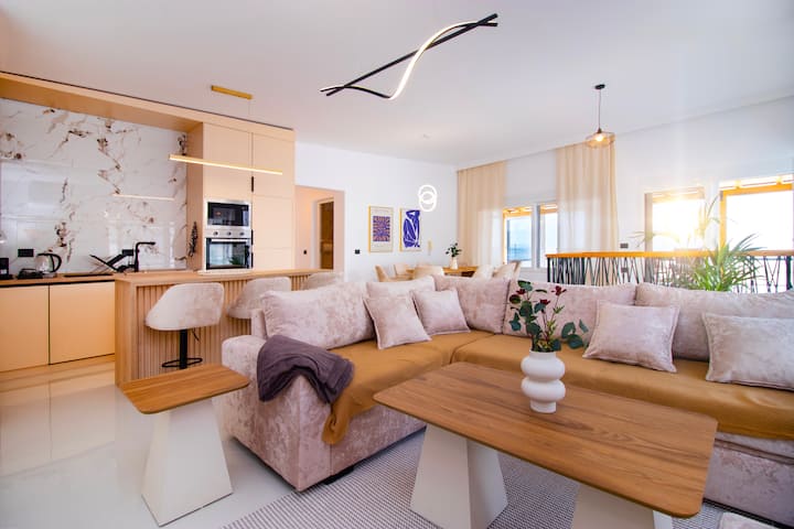 Luxury Sea View Penthouse • Huge Terrace • Garage - Albania