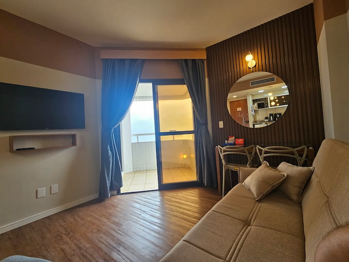 Flat Maravilhoso Com Vista - Frente Mar - Santos, Brasil