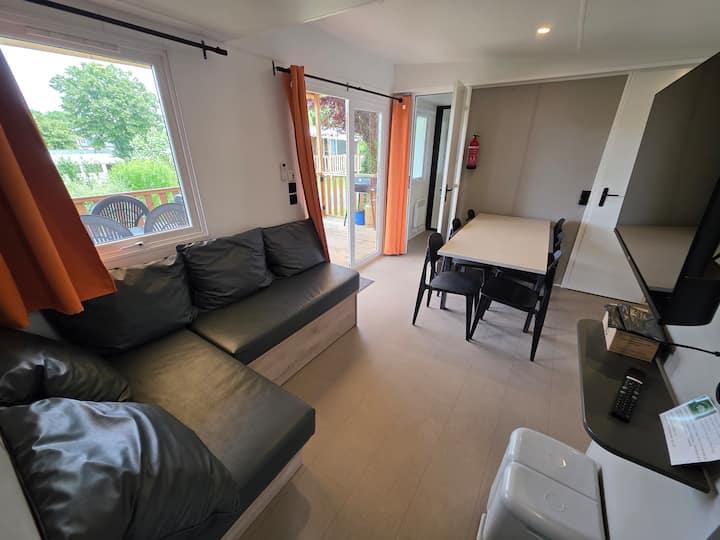 Houlgate Camping 5* - Mhome 3ch/6p Clim & Tv - Houlgate
