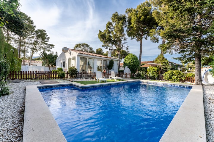 Villa Fluvià 3br / Pool & Beach / Bbq / Fast Wifi - Miami Playa