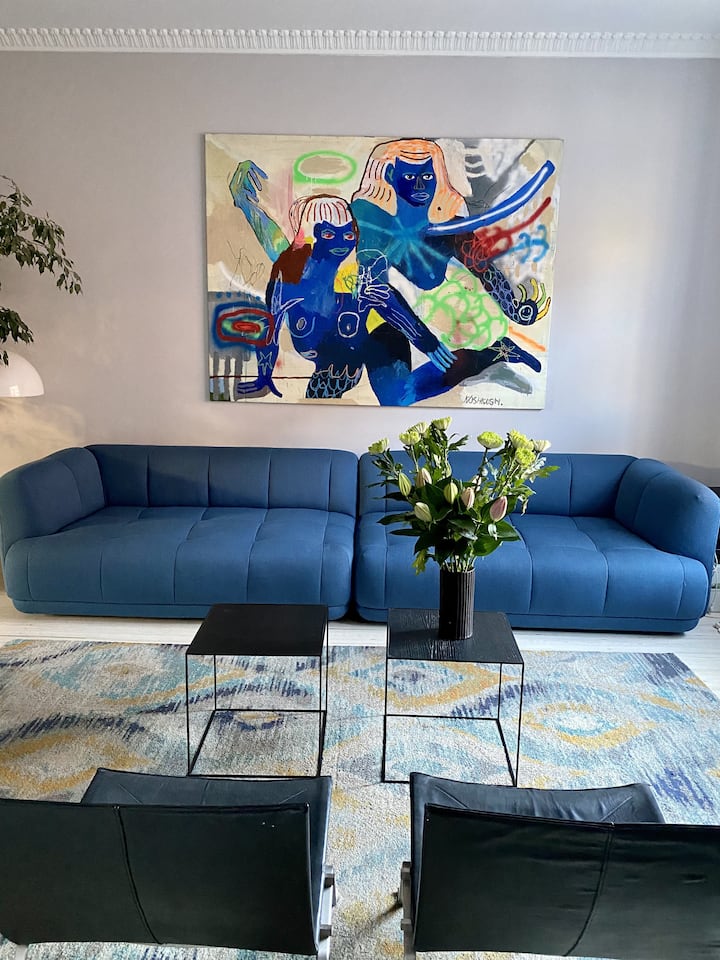 Bright Scandi Apt · Coolest Nørrebro Street - Copenhagen