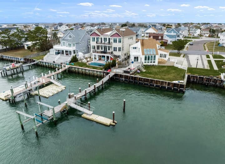 Sunsets & Fishing On Bay - Boat Dock - Xl Home - Brigantine, NJ
