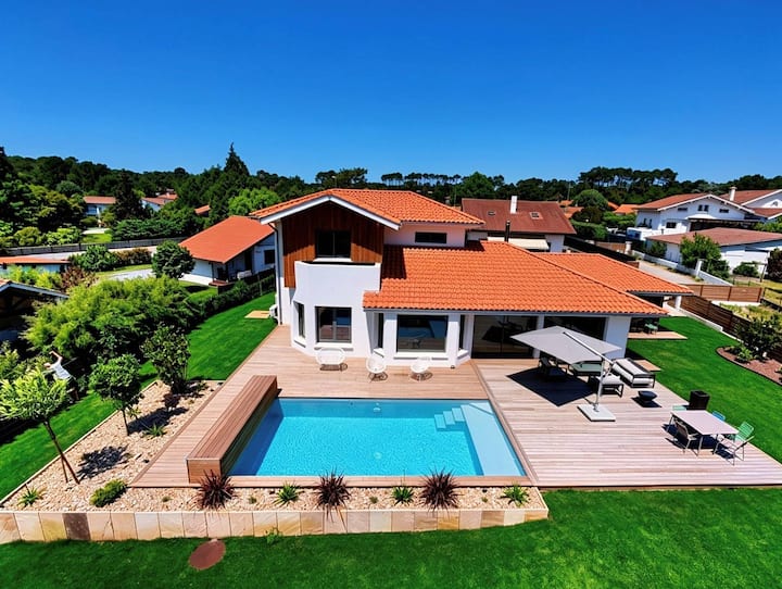 Villa Les 3 Chenes Avec Piscine Chauffée - Soorts-Hossegor