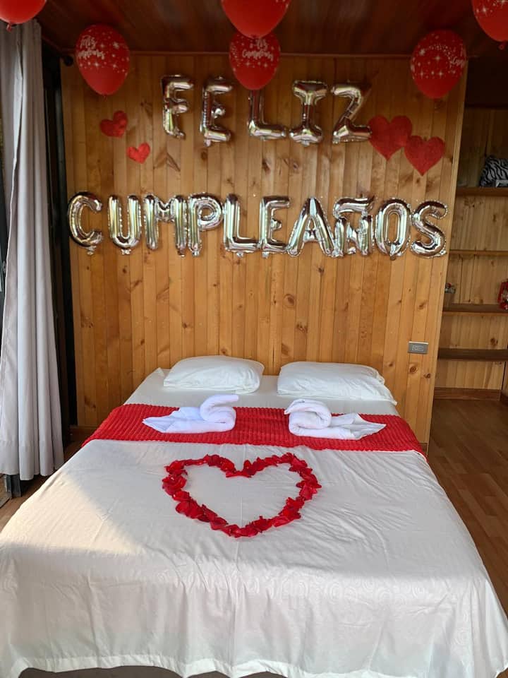Cabaña Con Piscina Privada Y Vista A La Montaña - Villavicencio