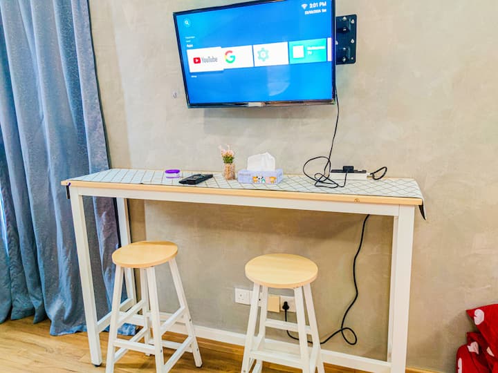 Cozy Studio Suites 4pax 2minwalkmrt 15minklcc/trx - Hulu Langat