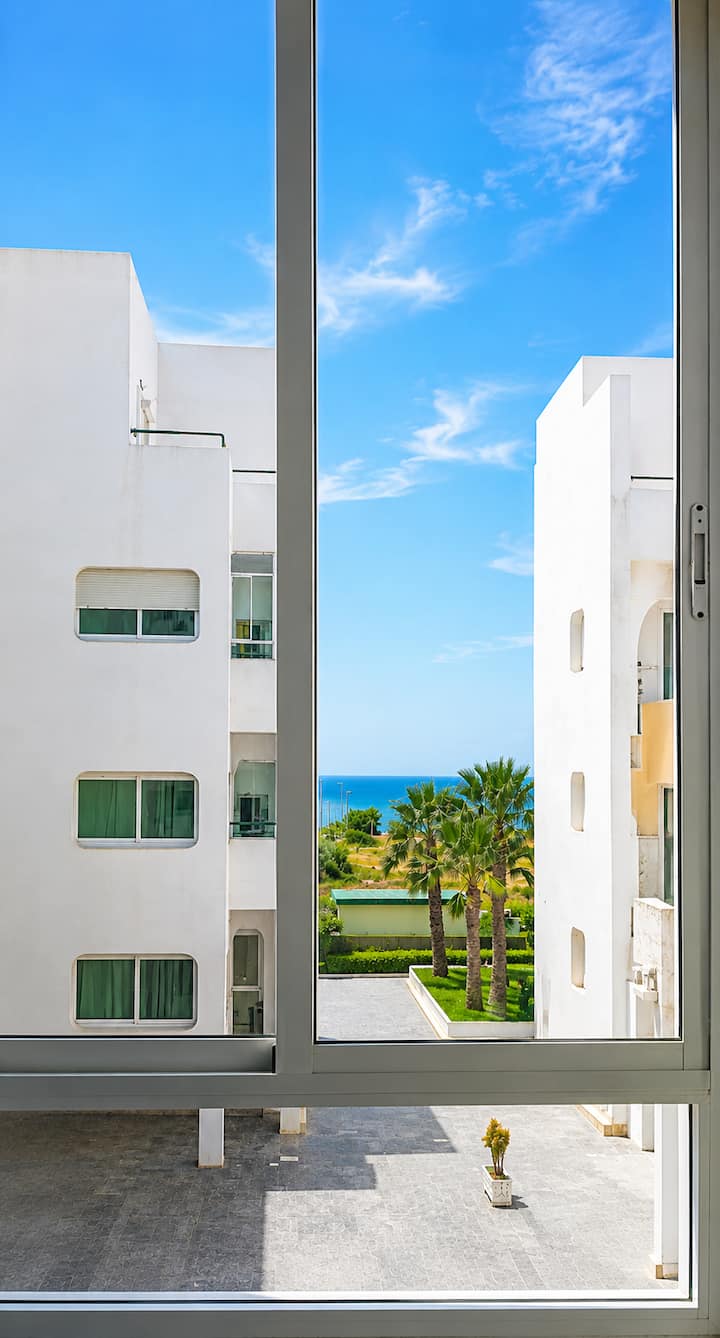 Appartement, Accès Piscine, Proche De La Plage ! - 탠지어