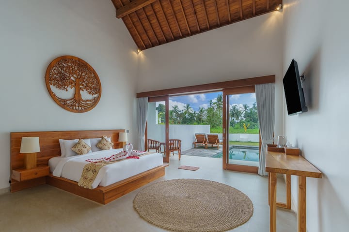 1br Standard King Villa With Private Pool In Ubud - Bali