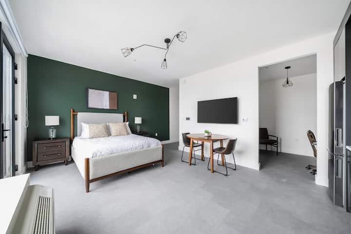 Landing | Modern 1bd, Gym - ニューアーク, NJ