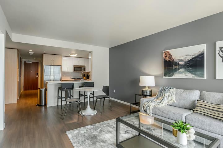 Landing | Modern 1bd, Gym - New Jersey