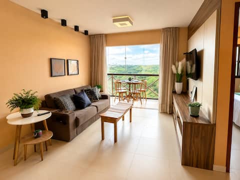 Popular Airbnb listing: Charming apart. no Cond. Sonhos da Serra in Bananeiras