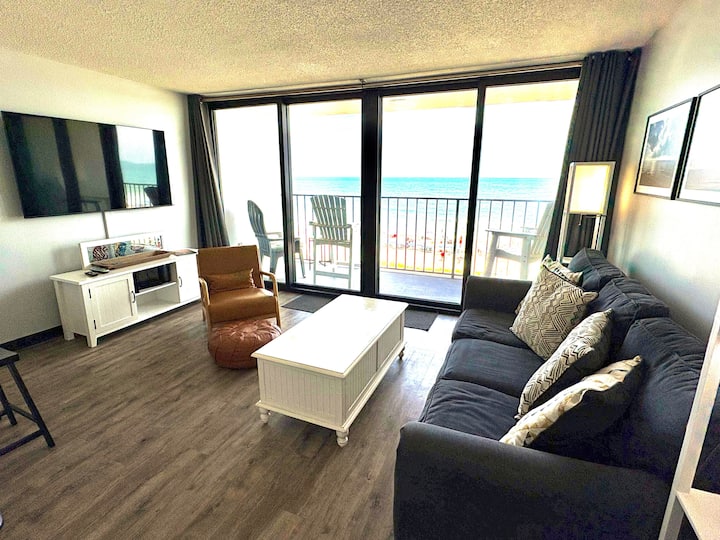 Salt & Sunshine Oceanfront Carolina Beach Condo - Kure Beach, NC