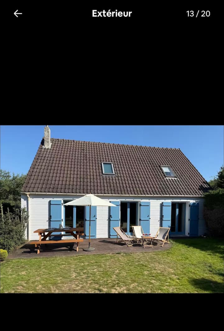 Jolie Villa Proche Mer Et Centre Ville - Hardelot-Plage