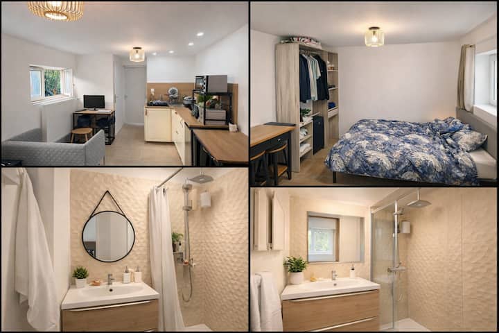 Studio Cosy Et Indépendant Dans Une Maison - Voreppe