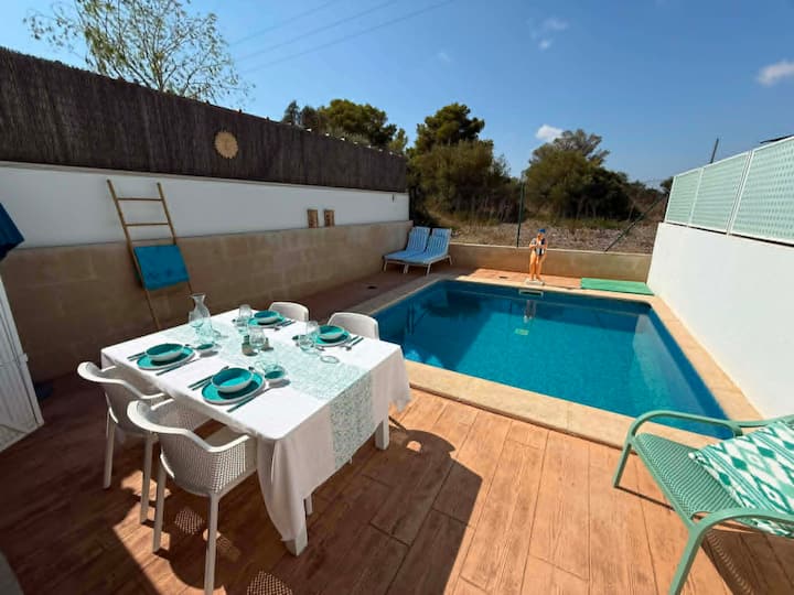 Prachtige Parterre , Met Privé Zwembad In Cala Pi - Cala Pi