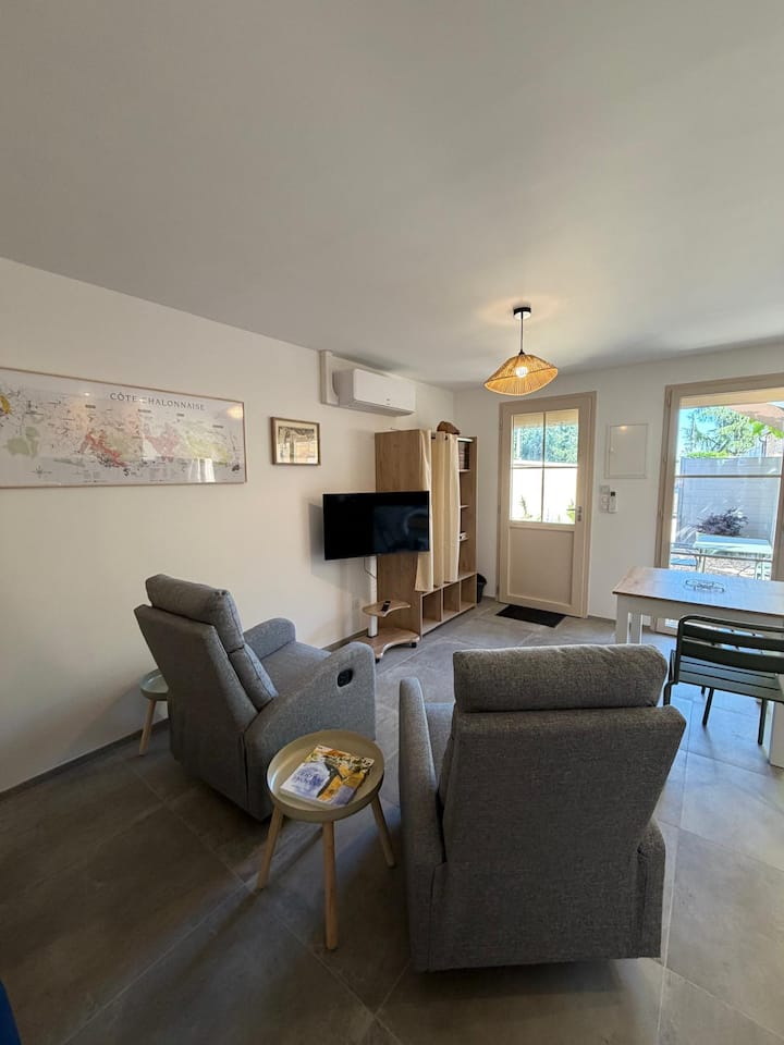 Studio Avec Cour Privative La Petite Coquille 3* - Chagny