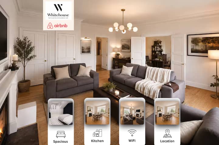 Castle View | Penthouse | Sleeps 8 | Longer Stay - Leith