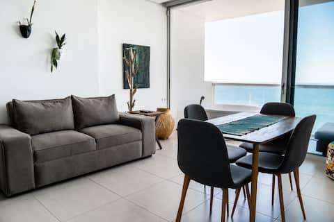 Popular Airbnb listing: Suite with Jacuzzi and ocean view - Pozos Colorados in Santa Marta