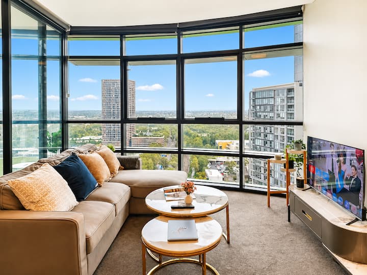 Sky-high 2br Apartment In Olympic Park - Accor Stadium