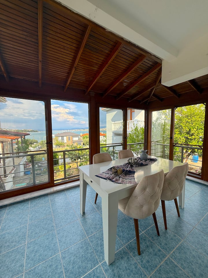 Sea View Family Villa In Cunda Wgarden 150m To Sea - Ayvalık