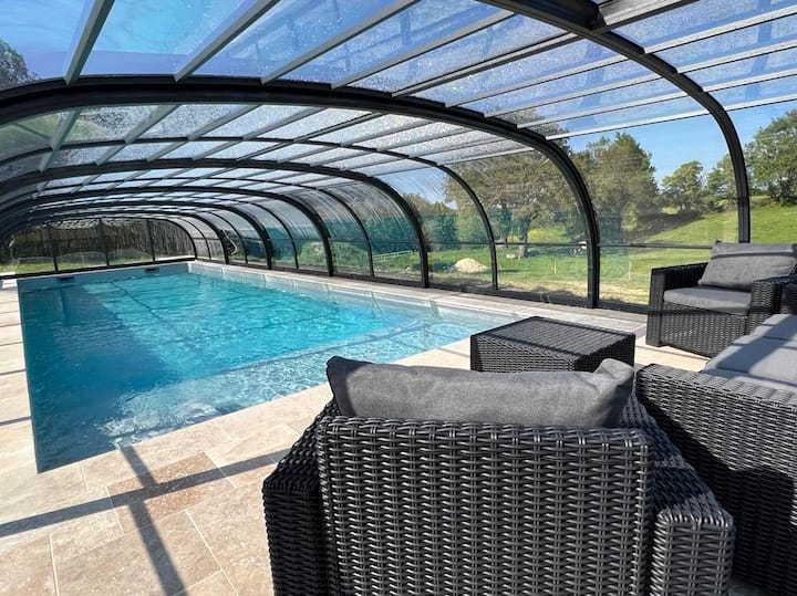 Charette - Campagne & Piscine - @La_milliere - Aizenay