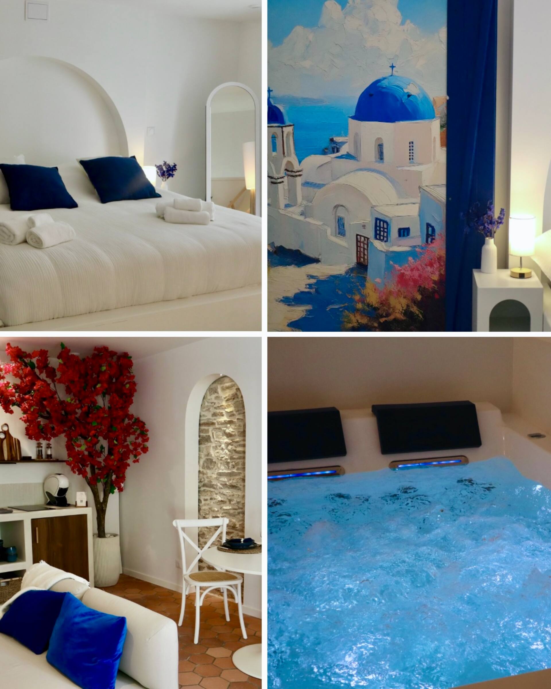 Close your eyes, you are in Santorini • Balnéo
