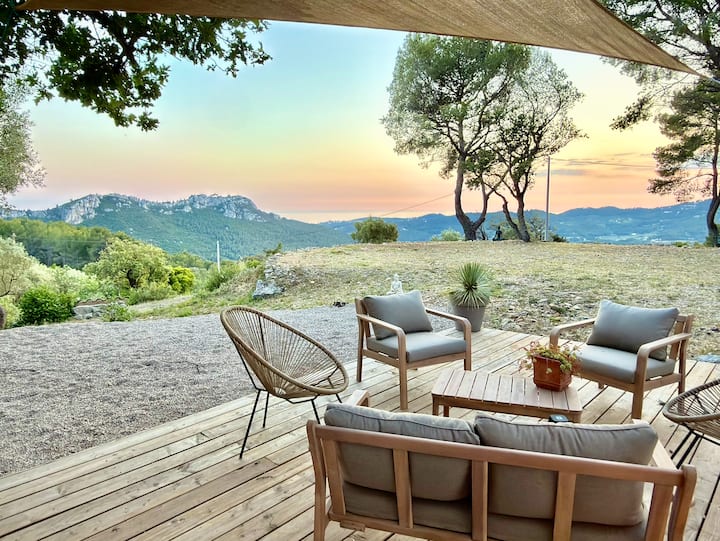 Maison Bois / Piscine / Guinguette Privée /Vue Mer - Bandol