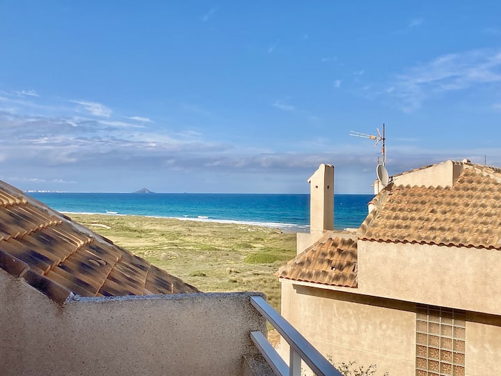 Large Terrace 140m From The Mediterranean Sea - La Manga