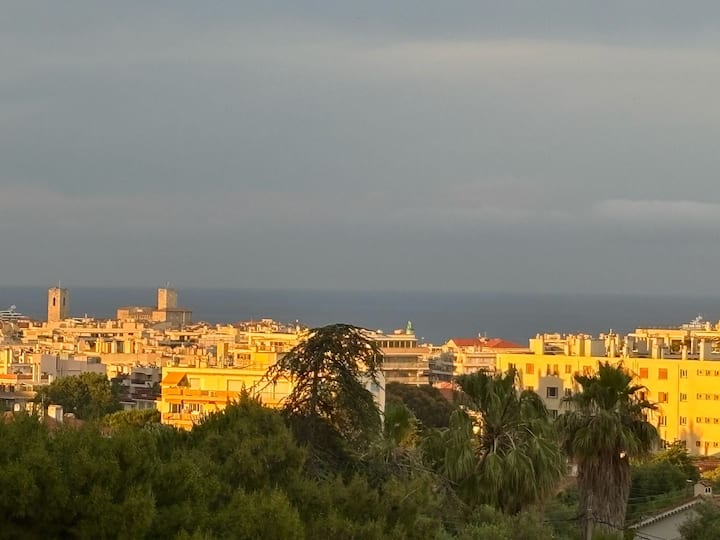 Juan Panoramique Mer, Plages Centre à Pied, Calme. - Antibes