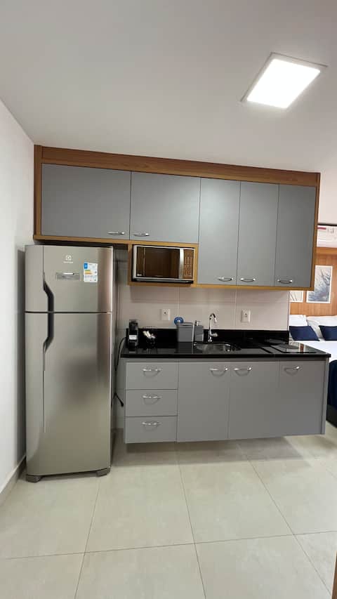 Top Airbnb: Full studio in front of the V. Madalena subway in Pinheiros