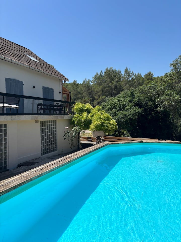 Casa Sauvage_forêt _piscine_jaccuzzi_riviere - Hérault
