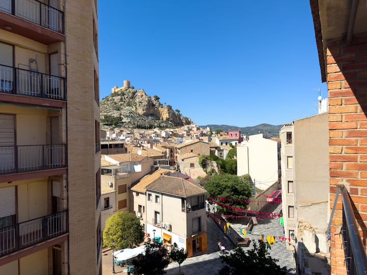 Centro Total:piso Luminoso A Los Pies Del Castillo - Castalla