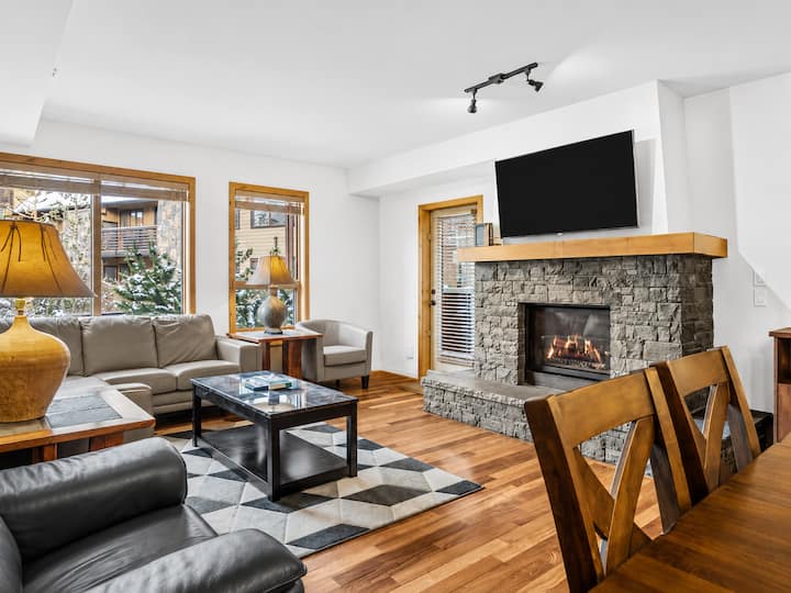 Spring Creek Courtyard Retreat | Hot Tub, Pool Tab - Canmore
